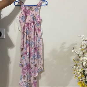 FLORAL HIGH LOW DRESS